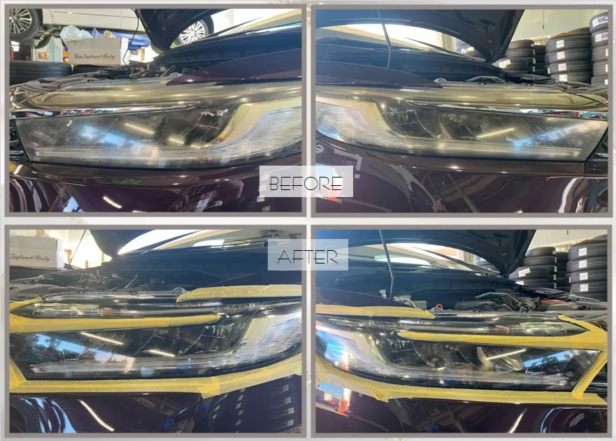 今回もちゅるちゅる！ヘッドライトクリーニング！