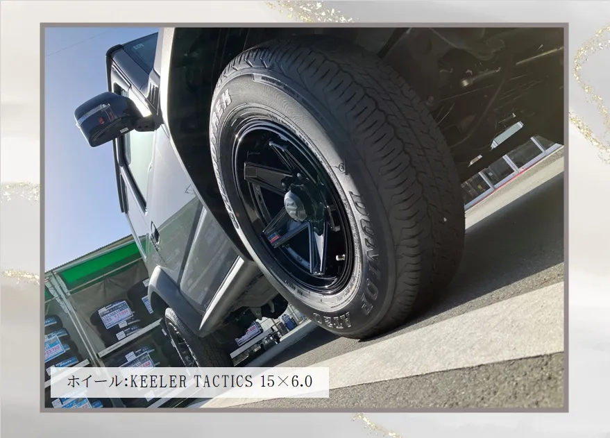 SUZUKI/JIMNY SIERRAのホイール交換