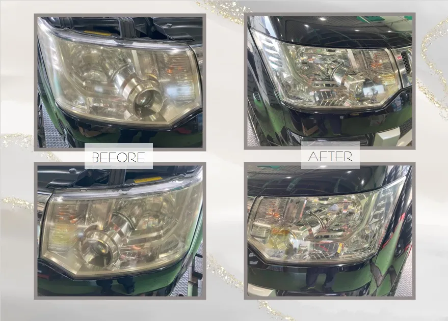 新品！？くらい綺麗になったヘッドライトクリーニング！