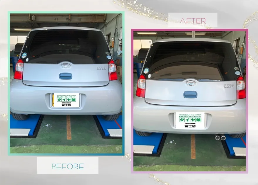 DAIHATSU / ESSEのマフラー交換