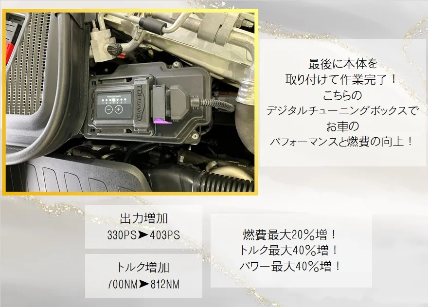 メルセデス・ベンツ/GLS400dのサブコン取付作業