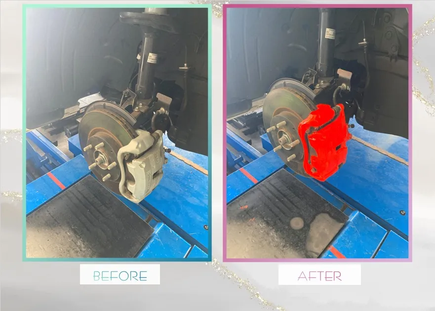 キャリパーラッカーで足元をかっこよく！