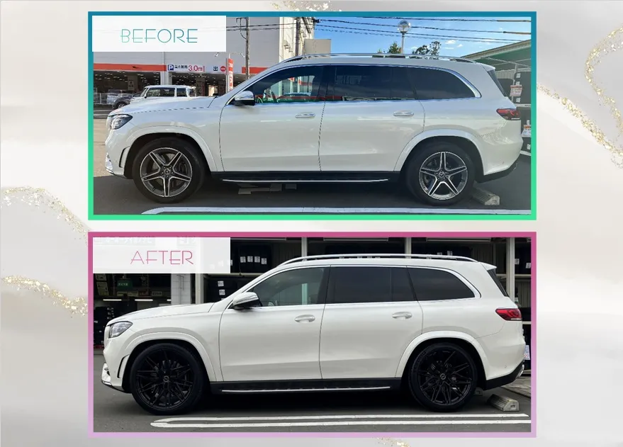 BENZ / GLS400d ホイール交換