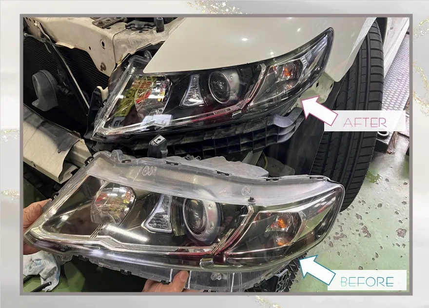 HONDA / ODYSSEY ライト交換