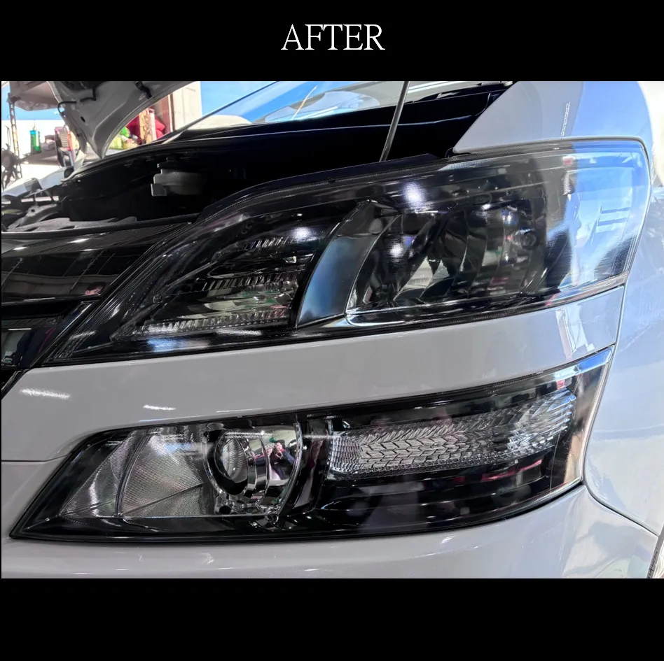 片目だけくすんでる!ヘッドライトクリーニング!