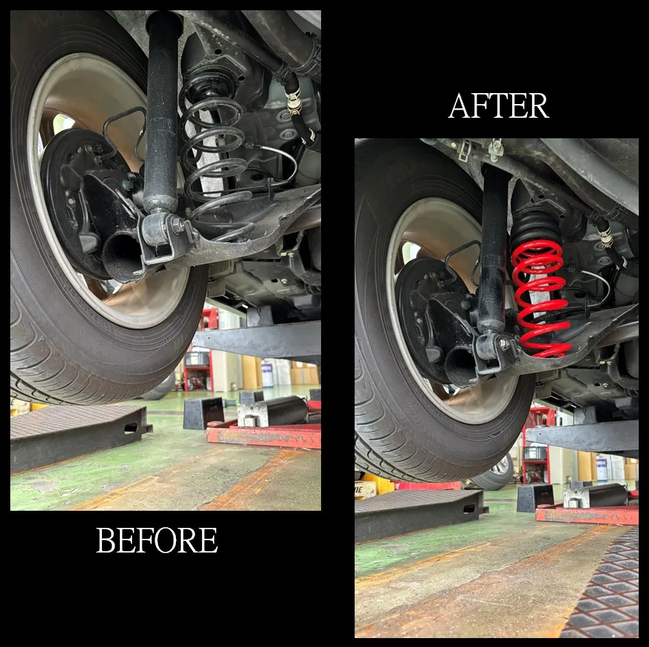 MAZUDA / DEMIO スプリング交換