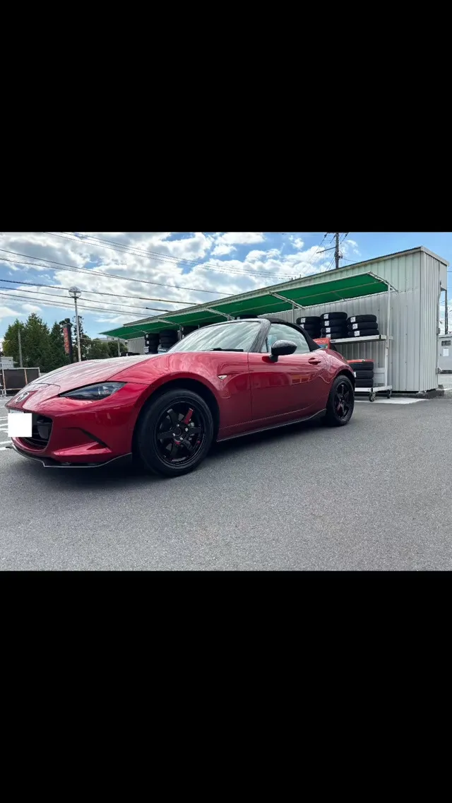 MAZDA ROADSTER ホイール交換！